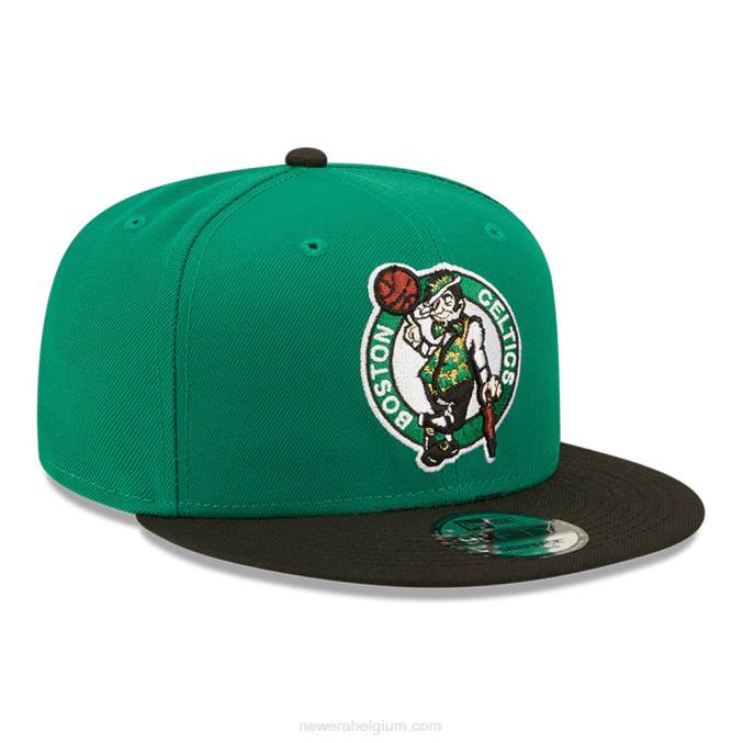 New Era boston celtics nba zwarte letter boog groene 9fifty snapback pet BT242080