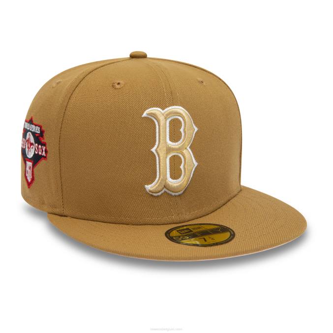 New Era boston red sox 1967 bruine 59fifty getailleerde pet BT2417