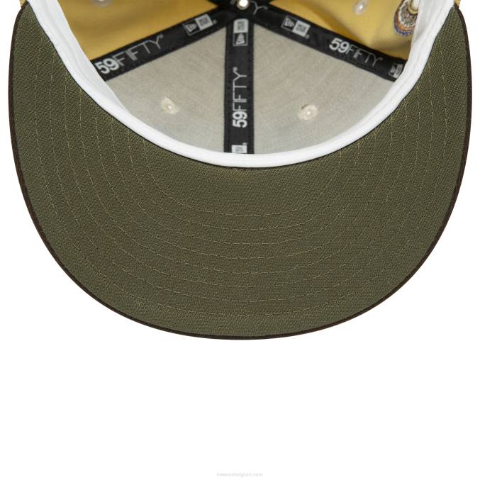 New Era boston red sox 2004 world series bruine 59fifty getailleerde pet BT241