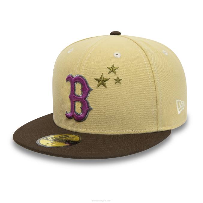 New Era boston red sox 2004 world series bruine 59fifty getailleerde pet BT241