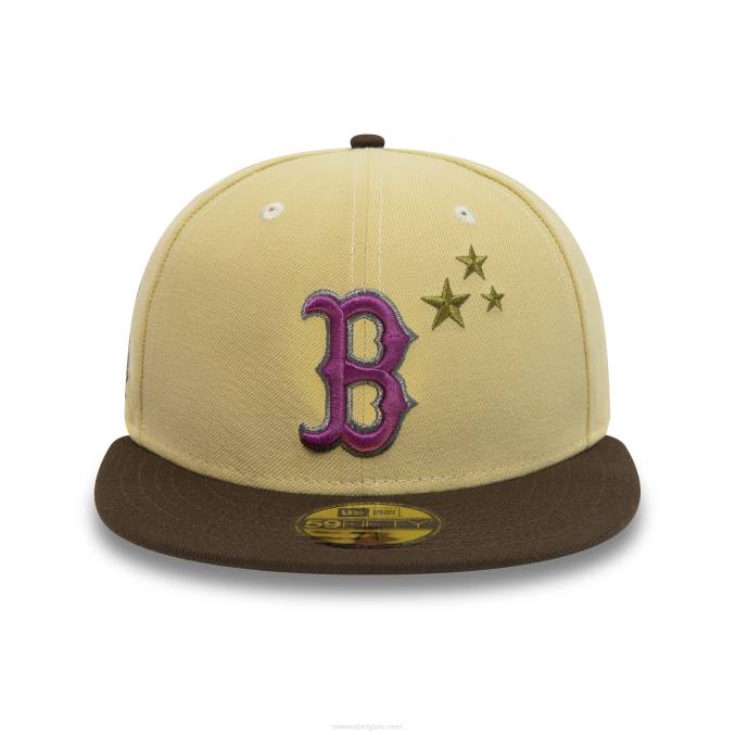 New Era boston red sox 2004 world series bruine 59fifty getailleerde pet BT241