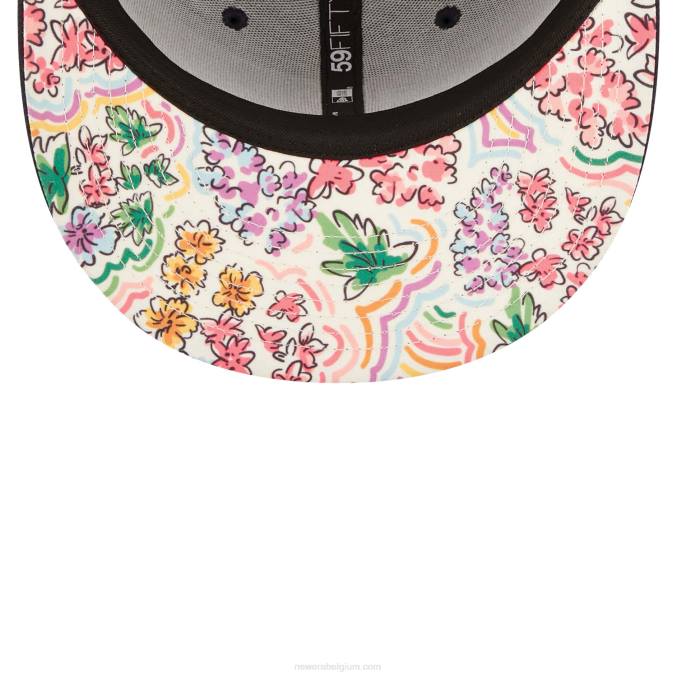New Era boston red sox aquarel bloemen marine 59fifty cap BT24835