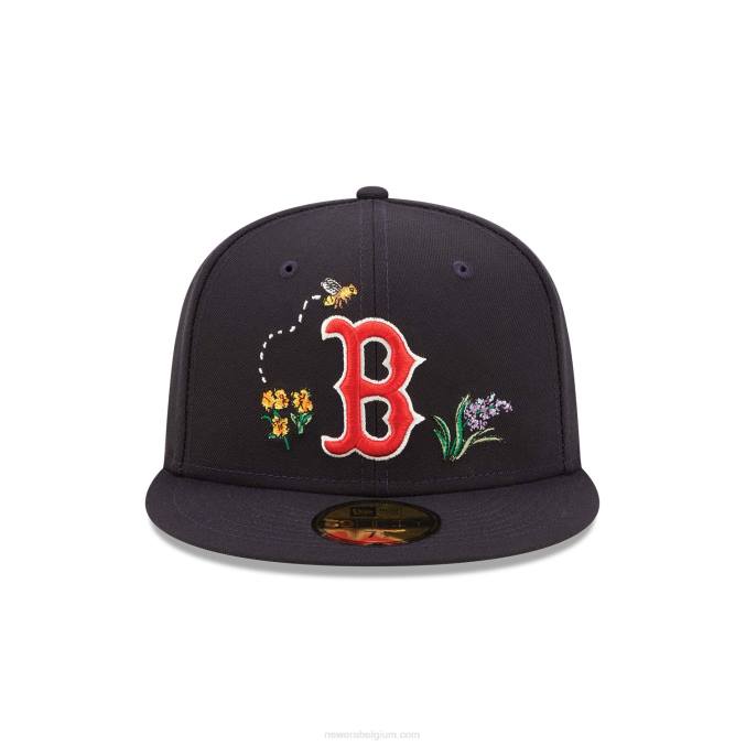 New Era boston red sox aquarel bloemen marine 59fifty cap BT24835
