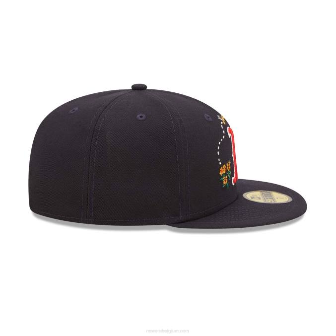 New Era boston red sox aquarel bloemen marine 59fifty cap BT24835