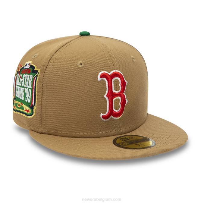 New Era boston red sox camel 59fifty getailleerde pet BT241083