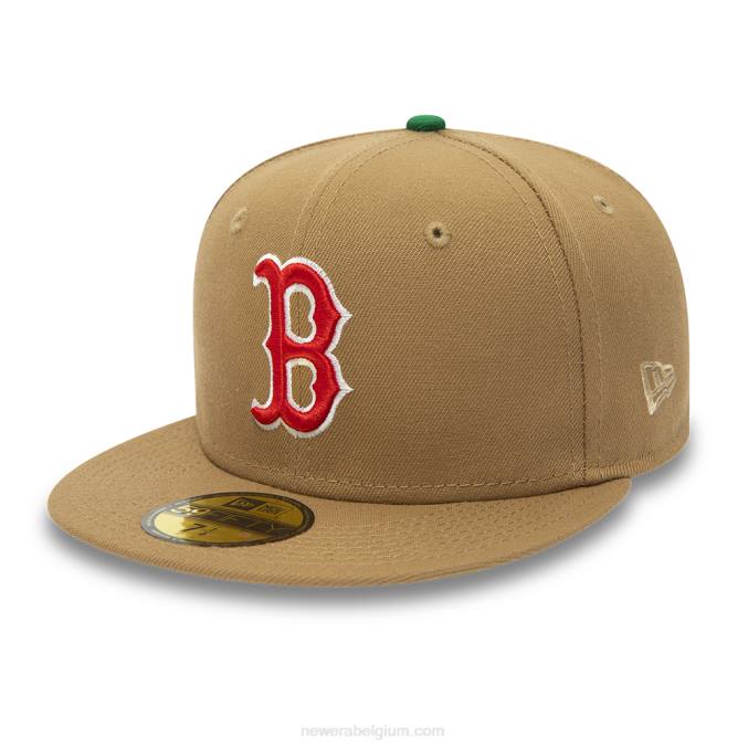 New Era boston red sox camel 59fifty getailleerde pet BT241083