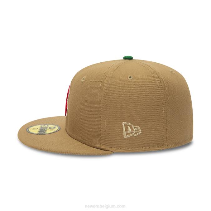 New Era boston red sox camel 59fifty getailleerde pet BT241083