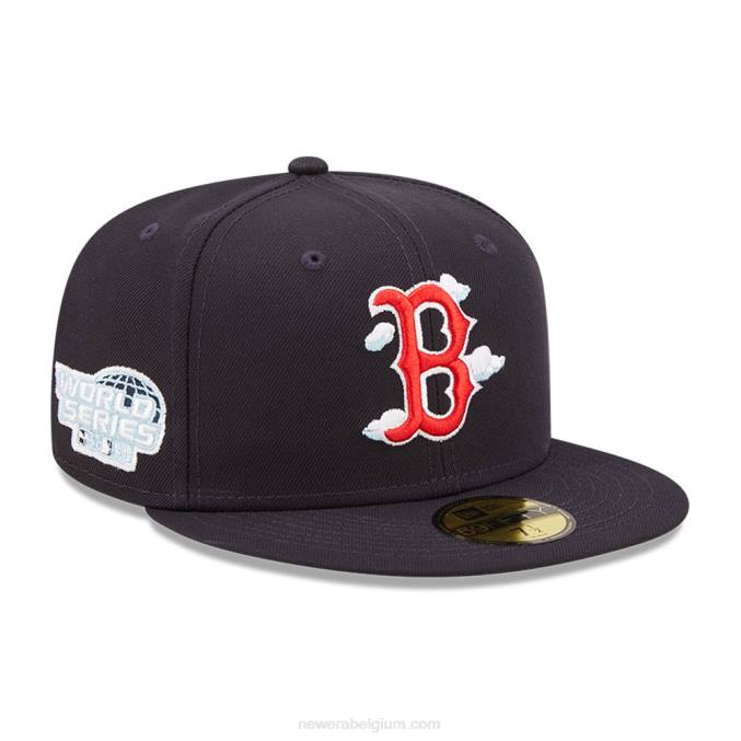 New Era boston red sox comic cloud navy 59fifty getailleerde pet BT24426