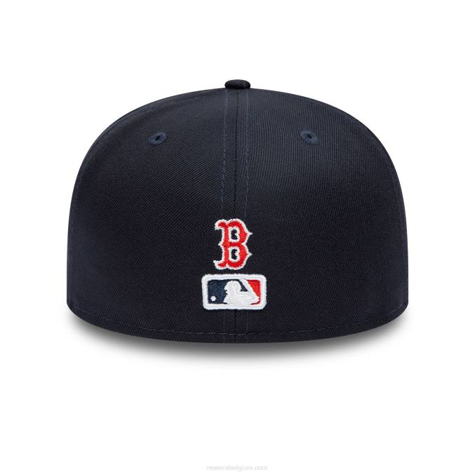 New Era boston red sox dubbel logo marine 59fifty pet BT241165