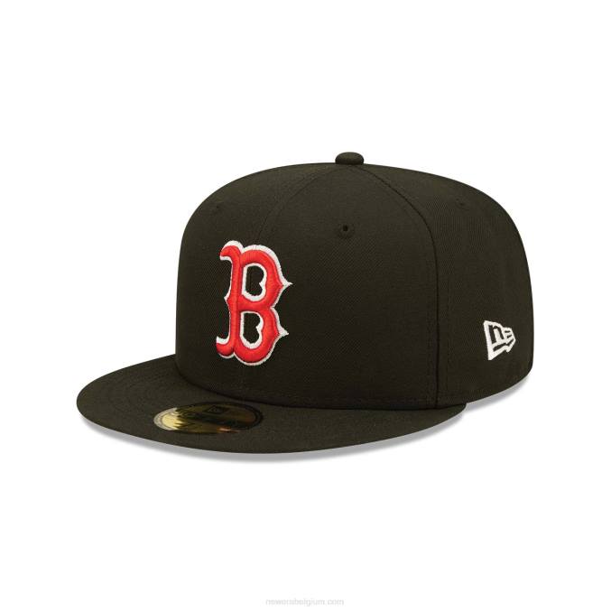 New Era boston red sox fruit zwart 59fifty getailleerde pet BT24897