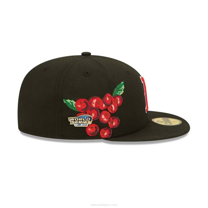 New Era boston red sox fruit zwart 59fifty getailleerde pet BT24897