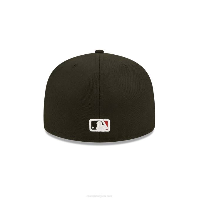 New Era boston red sox fruit zwart 59fifty getailleerde pet BT24897