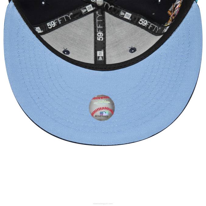 New Era boston red sox groovy marine 59fifty getailleerde pet BT2447