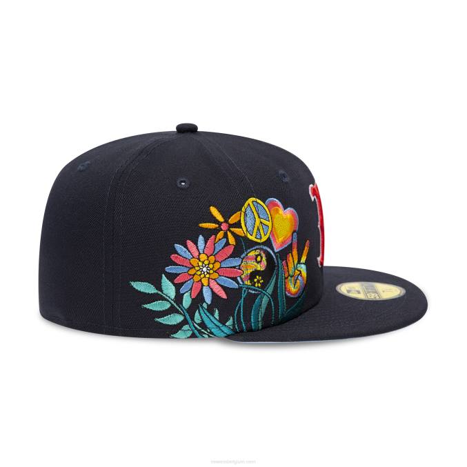 New Era boston red sox groovy marine 59fifty getailleerde pet BT2447