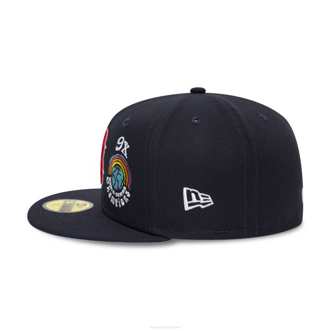New Era boston red sox groovy marine 59fifty getailleerde pet BT2447