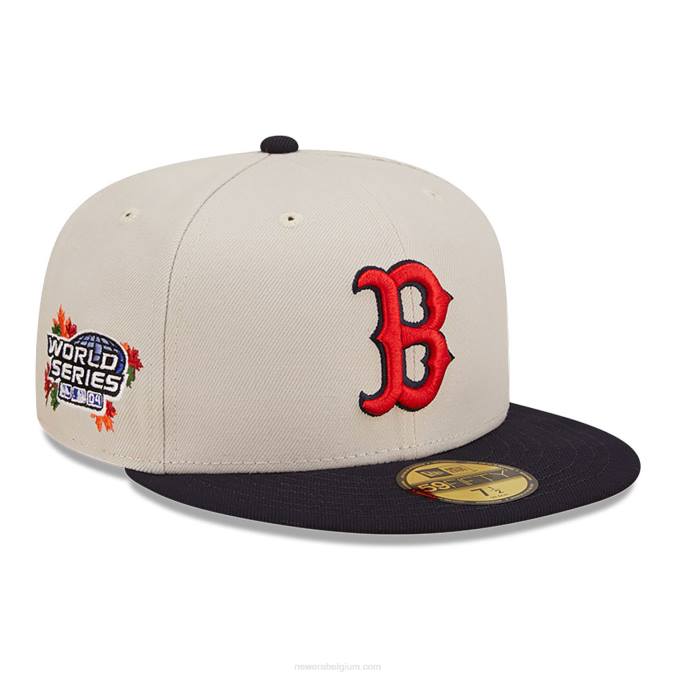 New Era boston red sox herfst klassieke witte 59fifty pet BT241011