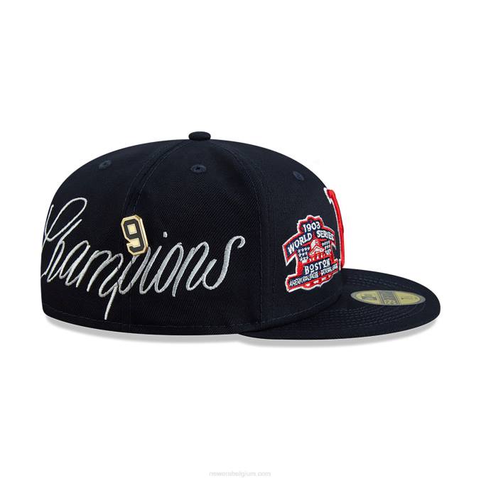 New Era boston red sox historic champs marine 59fifty getailleerde pet BT24643