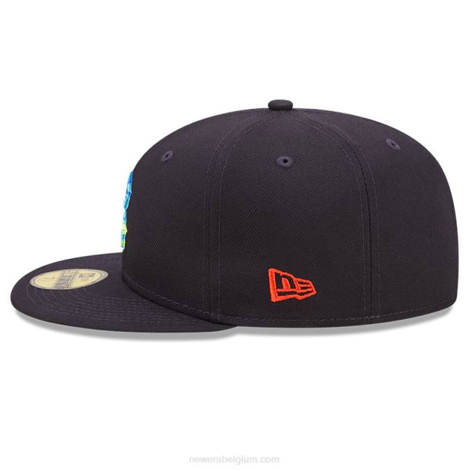 New Era boston red sox infrarood marine 59fifty getailleerde pet BT241367