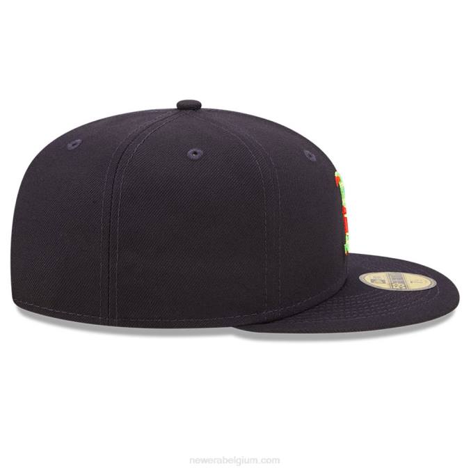 New Era boston red sox infrarood marine 59fifty getailleerde pet BT241367