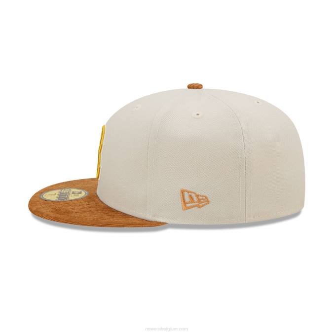 New Era boston red sox koord vizier stone 59fifty getailleerde pet BT24947