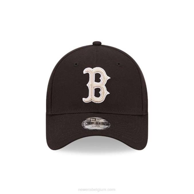 New Era boston red sox league essential kids zwarte 9forty verstelbare pet BT241769