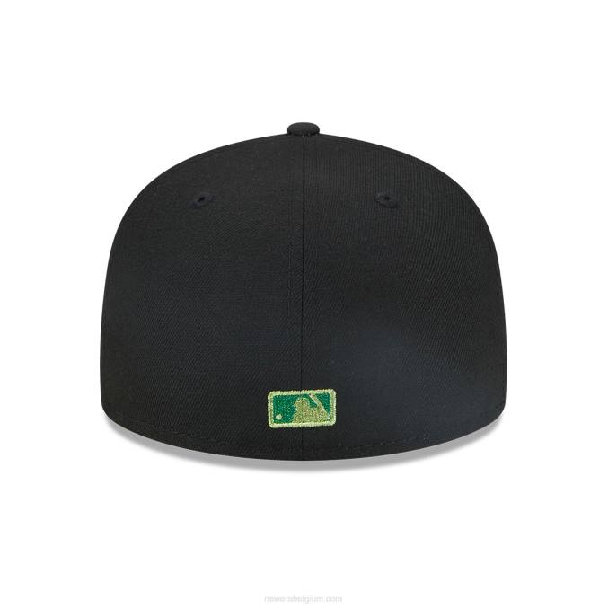 New Era boston red sox metallic pop zwart 59fifty getailleerde pet BT241334