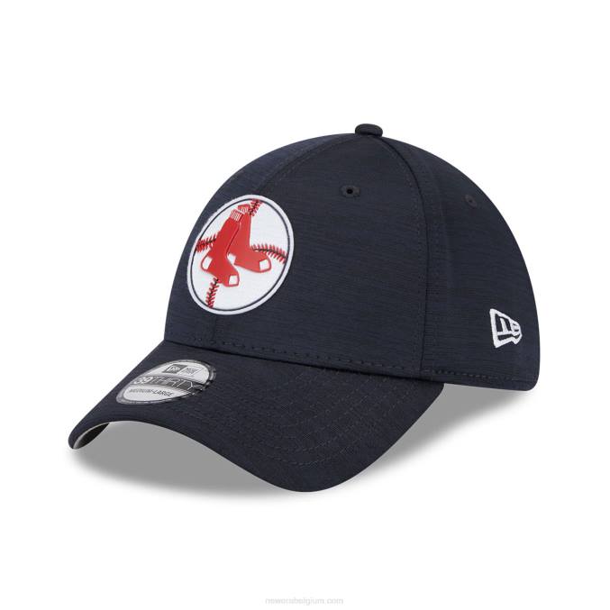 New Era boston red sox mlb clubhouse blauw 39thirty stretch fit pet BT242165