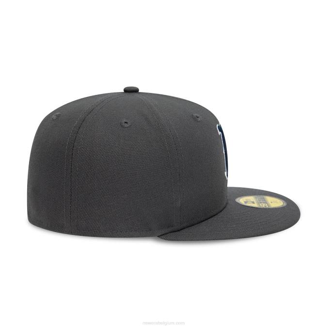 New Era boston red sox mlb floral donkergrijze 59fifty getailleerde pet BT24381