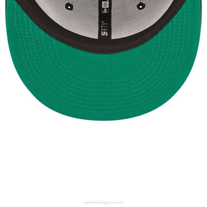 New Era boston red sox mlb prismatische zwarte 59fifty getailleerde pet BT241324