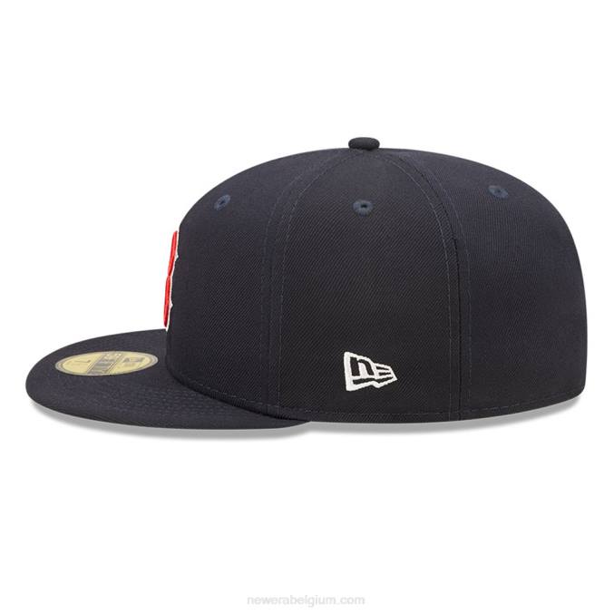 New Era boston red sox mlb side split navy 59fifty getailleerde pet BT24421