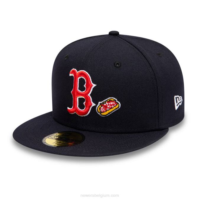 New Era boston red sox mlb-team eet marine 59fifty cap BT241034