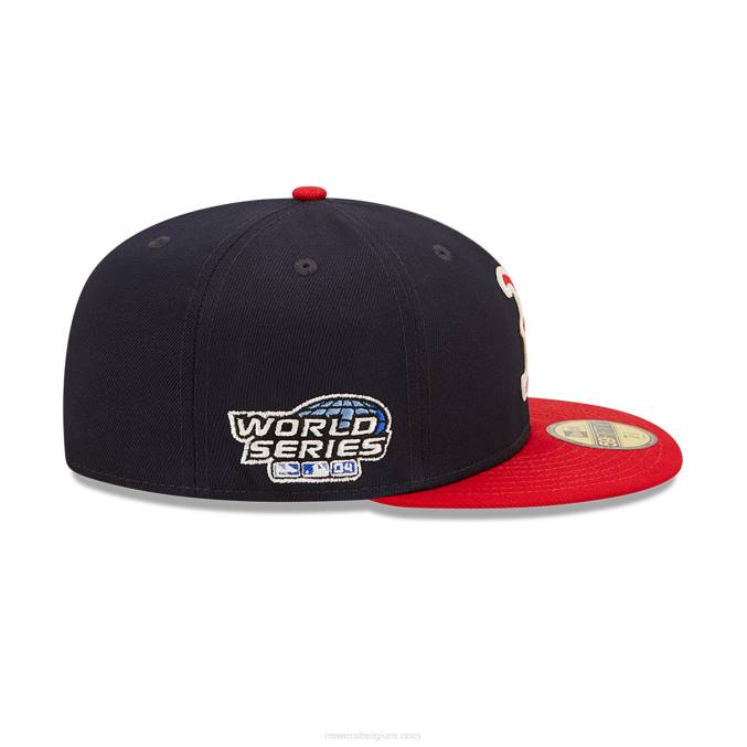 New Era boston red sox ne letterman marine 59fifty getailleerde pet BT24647