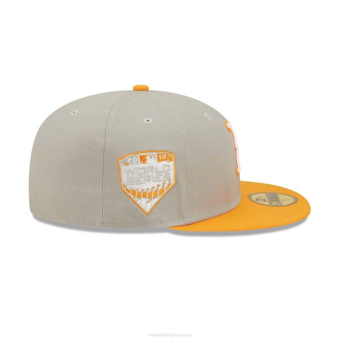 New Era boston red sox orange soda grey 59fifty getailleerde pet BT24930