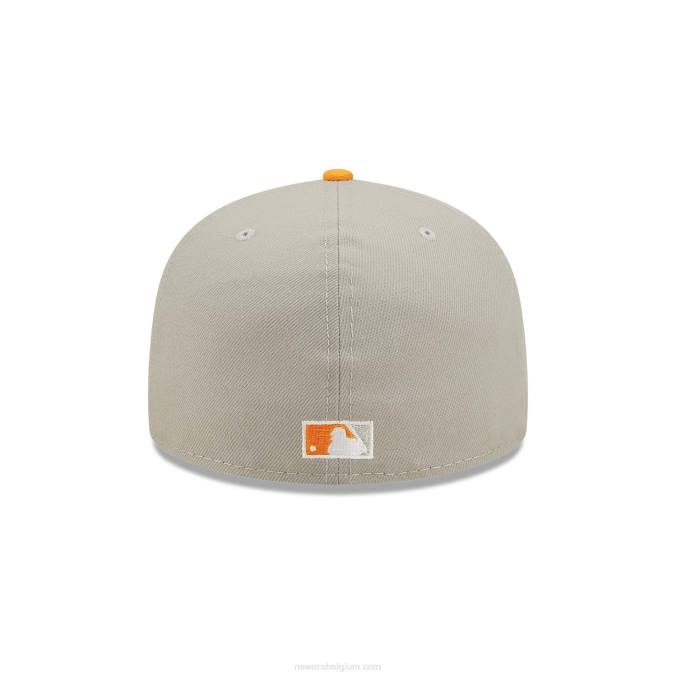 New Era boston red sox orange soda grey 59fifty getailleerde pet BT24930
