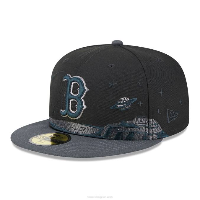 New Era boston red sox planetary black 59fifty getailleerde pet BT24194