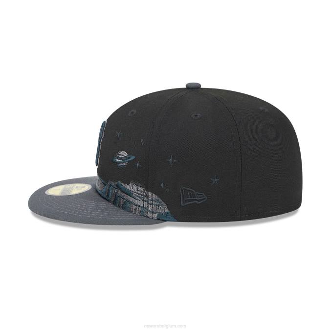 New Era boston red sox planetary black 59fifty getailleerde pet BT24194