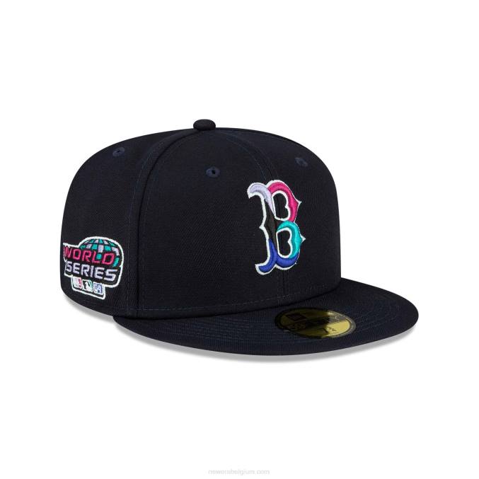 New Era boston red sox polarlights marine 59fifty getailleerde pet BT24204