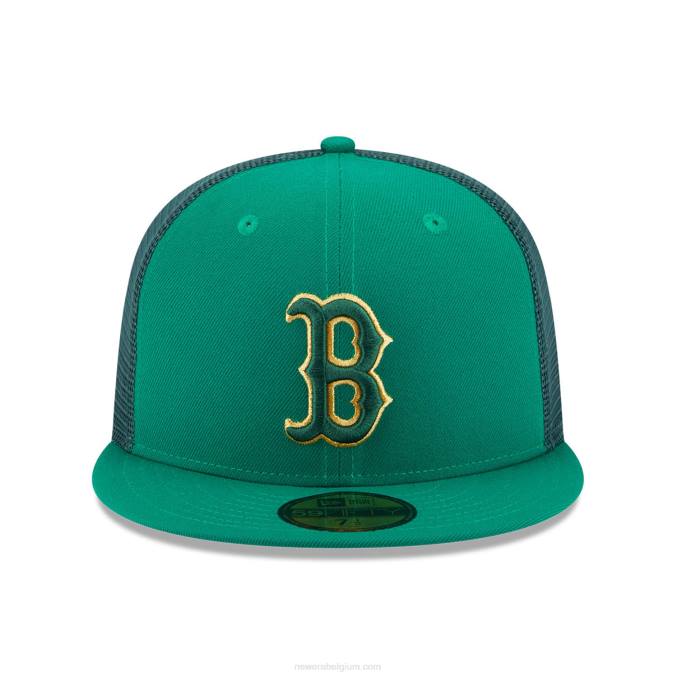 New Era boston red sox st patricks day green 59fifty getailleerde pet BT24373