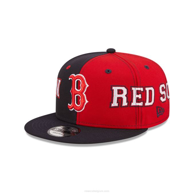 New Era boston red sox teamsplit navy 9fifty snapback pet BT241872