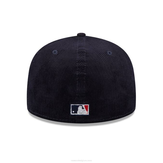 New Era boston red sox vintage cord navy 59fifty getailleerde pet BT24323