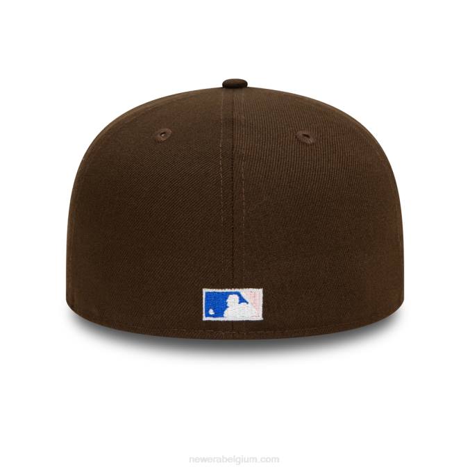 New Era boston red sox walnoot en roze 59fifty dop BT241153