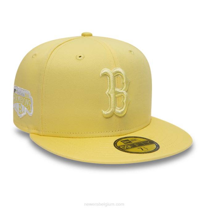 New Era boston red sox world series tonale gele 59fifty getailleerde pet BT241377