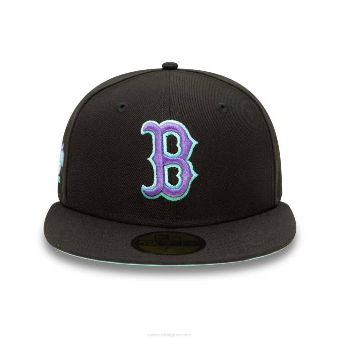 New Era boston red sox zwart en blauw getinte 59fifty getailleerde pet BT241005