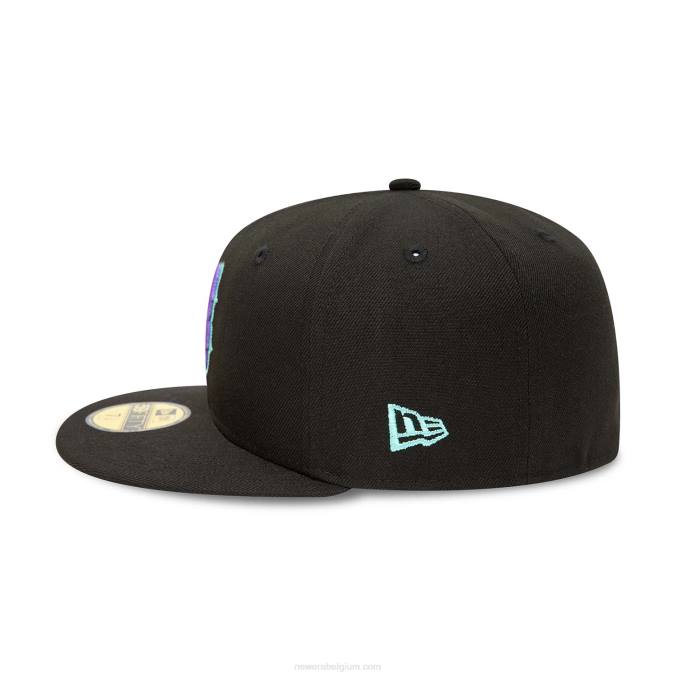 New Era boston red sox zwart en blauw getinte 59fifty getailleerde pet BT241005
