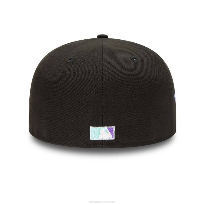 New Era boston red sox zwart en blauw getinte 59fifty getailleerde pet BT241005