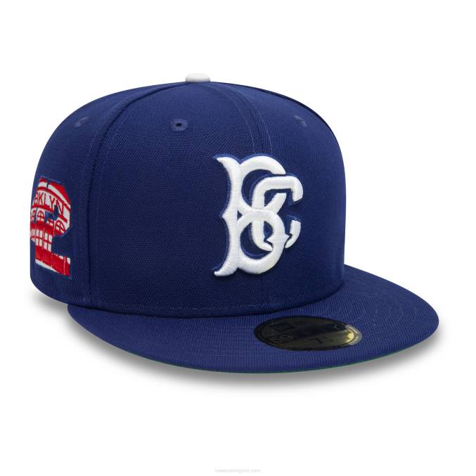 New Era brooklyn cyclones milb donker koningsblauw 59fifty getailleerde pet BT241021