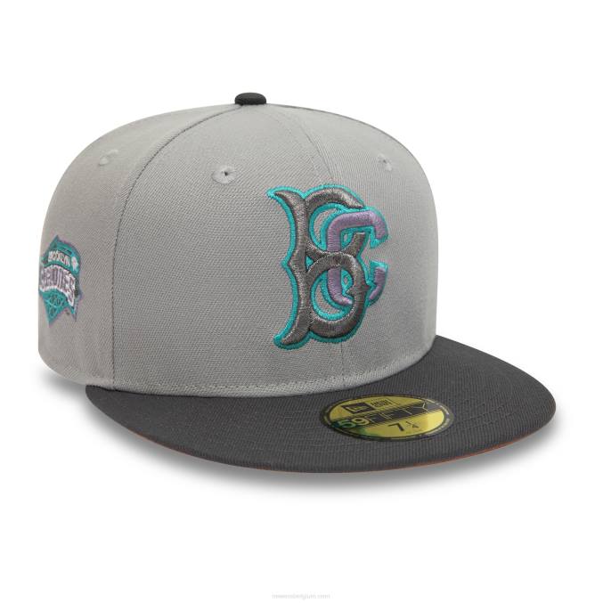 New Era brooklyn cyclones milb grey 59fifty getailleerde pet BT24104