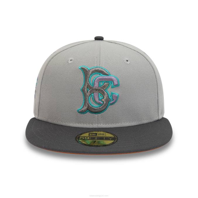 New Era brooklyn cyclones milb grey 59fifty getailleerde pet BT24104