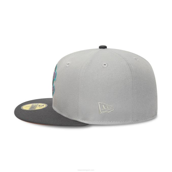 New Era brooklyn cyclones milb grey 59fifty getailleerde pet BT24104