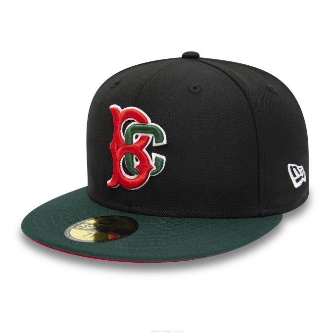 New Era brooklyn cyclones milb zwart 59fifty getailleerde pet BT241051